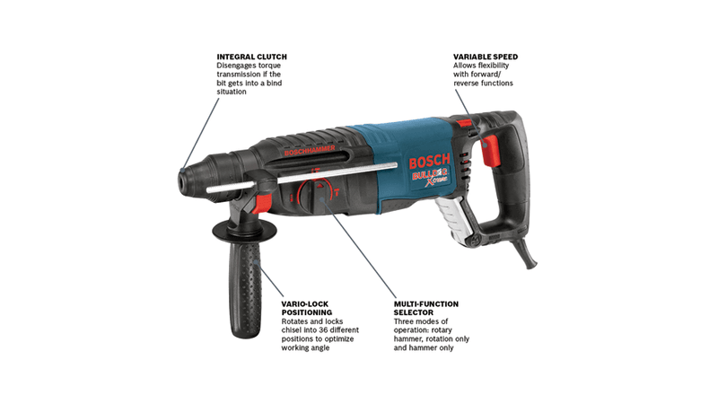 BOSCH BULLDOG XTREME SDS ROTARY HAMMER DRILL BOSCH BULLDOG XTREME SDS ROTARY HAMMER DRILL